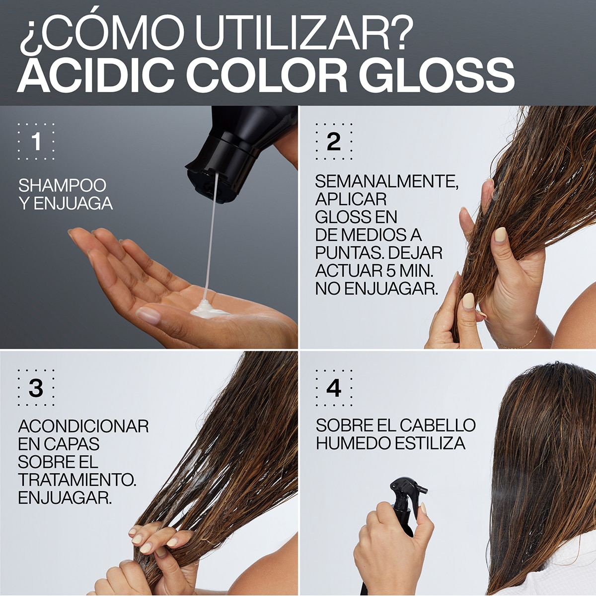TRATAMIENTO ACIDIC COLOR GLOSS REDKEN (TRATAMIENTO PARA CUIDADO DEL COLOR)